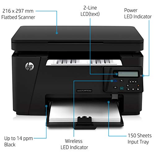 HP Laserjet Pro M126nw All-in-One B&W Printer for Home: Print Compact Printing Refurbished HP Laserjet Pro M126nw All-in-One B&W Printer for Home: Print Compact Printing Refurbished