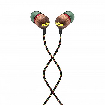 House of Marley Smile Jamaica in-Ear Headphones with Mic - Rasta