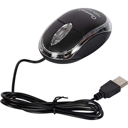 QUANTAM QHM222 USB Mouse (Black) Wired for LAPTOPS and DESKTOPS QUANTAM QHM222 USB Mouse (Black) Wired for LAPTOPS and DESKTOPS