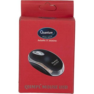 QUANTAM QHM222 USB Mouse (Black) Wired for LAPTOPS and DESKTOPS QUANTAM QHM222 USB Mouse (Black) Wired for LAPTOPS and DESKTOPS
