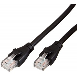 Amazon Basics RJ45 Cat-6 Ethernet Patch/LAN Cable for Personal Computer - 10 Feet/3 Meters (Black)