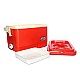 Cello Chiller Ice Box Standard Size for Travel Party Bar Ice Cubes Cold Drinks Medical Purpose 3 Litre, Red