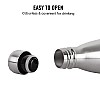 Cello Swift Stainless Steel Vacuum Insulated Flask 1000ml Hot and Cold Water Bottle for Home, Office, Travel