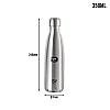 Cello Swift Stainless Steel Vacuum Insulated Flask 1000ml Hot and Cold Water Bottle for Home, Office, Travel