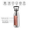 Cello Swift Stainless Steel Vacuum Insulated Flask 1000ml Hot and Cold Water Bottle for Home, Office, Travel