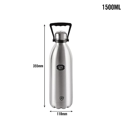 Cello Swift Stainless Steel Vacuum Insulated Flask 1000ml Hot and Cold Water Bottle for Home, Office, Travel Cello Swift Stainless Steel Vacuum Insulated Flask 1000ml Hot and Cold Water Bottle for Home, Office, Travel