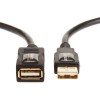 Amazon Basics USB 2.0 Extension Cable - A-Male to A-Female for Personal Computer, Printer - 6.5 Feet (Black, 2 Meters) Amazon Basics USB 2.0 Extension Cable - A-Male to A-Female for Personal Computer, Printer - 6.5 Feet (Black, 2 Meters)
