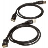Amazon Basics USB 2.0 Extension Cable - A-Male to A-Female for Personal Computer, Printer - 6.5 Feet (Black, 2 Meters) Amazon Basics USB 2.0 Extension Cable - A-Male to A-Female for Personal Computer, Printer - 6.5 Feet (Black, 2 Meters)