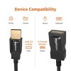 Amazon Basics USB 2.0 Extension Cable - A-Male to A-Female for Personal Computer, Printer - 6.5 Feet (Black, 2 Meters) Amazon Basics USB 2.0 Extension Cable - A-Male to A-Female for Personal Computer, Printer - 6.5 Feet (Black, 2 Meters)