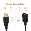 Amazon Basics USB 2.0 Extension Cable - A-Male to A-Female for Personal Computer, Printer - 6.5 Feet (Black, 2 Meters) Amazon Basics USB 2.0 Extension Cable - A-Male to A-Female for Personal Computer, Printer - 6.5 Feet (Black, 2 Meters)