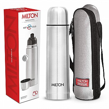 Milton Thermosteel Flip Lid Flask, 500 milliliters, Silver