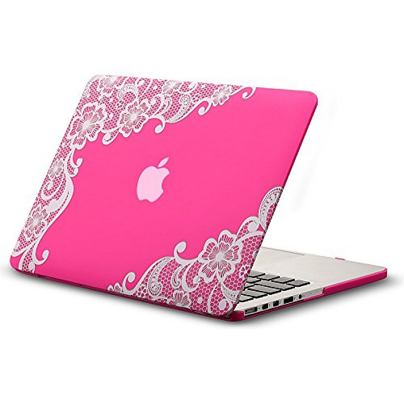 Kuzy R5 13-inch Rubberized Hard Case for MacBook Air (Pink)