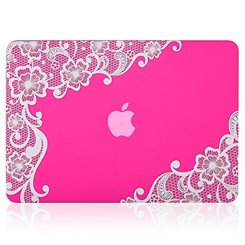 Kuzy R5 13-inch Rubberized Hard Case for MacBook Air (Pink)