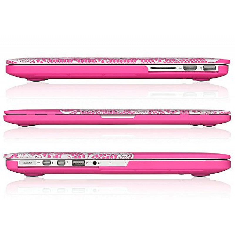 Kuzy R5 13-inch Rubberized Hard Case for MacBook Air (Pink)