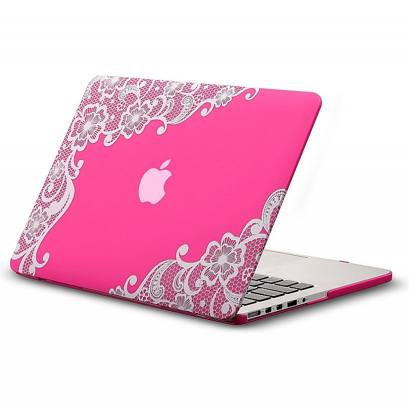 Kuzy R5 13-inch Rubberized Hard Case for MacBook Air (Pink)