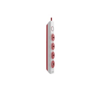 Goldmedal 360 Degree Power Strip (White) Pack Of 1, 6-Outlet International Sockets, 3-Pin 2 Meter Cable, Master Switch With Led Light Indicator And Overload Protector For Home & Office,240Volts Goldmedal 360 Degree Power Strip (White) Pack Of 1, 6-Outlet International Sockets, 3-Pin 2 Meter Cable, Master Switch With Led Light Indicator And Overload Protector For Home & Office,240Volts