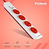 Goldmedal 360 Degree Power Strip (White) Pack Of 1, 6-Outlet International Sockets, 3-Pin 2 Meter Cable, Master Switch With Led Light Indicator And Overload Protector For Home & Office,240Volts