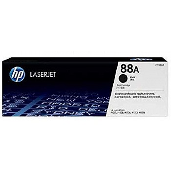 HP 88A Black Laserjet Toner Cartridge CC388A