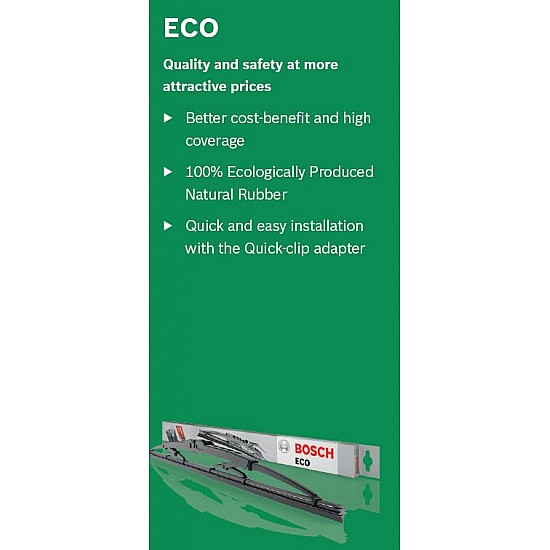 Bosch ECO (Single) Economical Wiper Blade Size 24 Inch 3397011651END