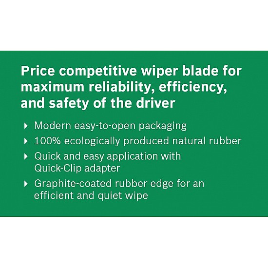 Bosch ECO (Single) Economical Wiper Blade Size 24 Inch 3397011651END