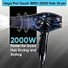 Vega Vhdp-02 Professional Hair Dryer 2000W Black