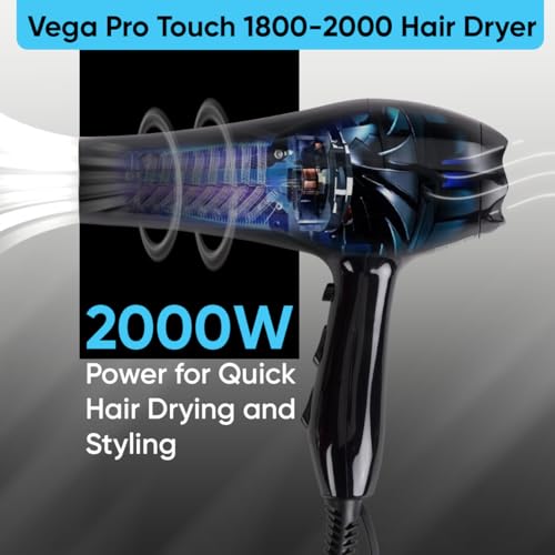 Vega Vhdp-02 Professional Hair Dryer 2000W Black Vega Vhdp-02 Professional Hair Dryer 2000W Black