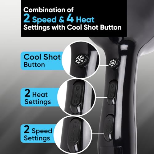 Vega Vhdp-02 Professional Hair Dryer 2000W Black Vega Vhdp-02 Professional Hair Dryer 2000W Black