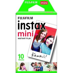 Fujifilm Instax Mini Single Pack 10 Sheets Instant Film for Fuji Instant Cameras