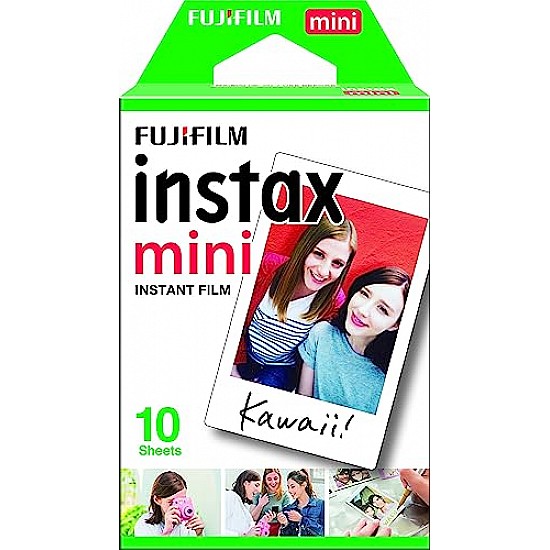 Fujifilm Instax Mini Single Pack 10 Sheets Instant Film for Fuji Instant Cameras