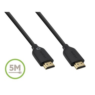 Belkin High Speed HDMI Cable with Ethernet - 5 Meter (Black) Belkin High Speed HDMI Cable with Ethernet - 5 Meter (Black)