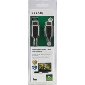 Belkin High Speed HDMI Cable with Ethernet - 5 Meter (Black) Belkin High Speed HDMI Cable with Ethernet - 5 Meter (Black)