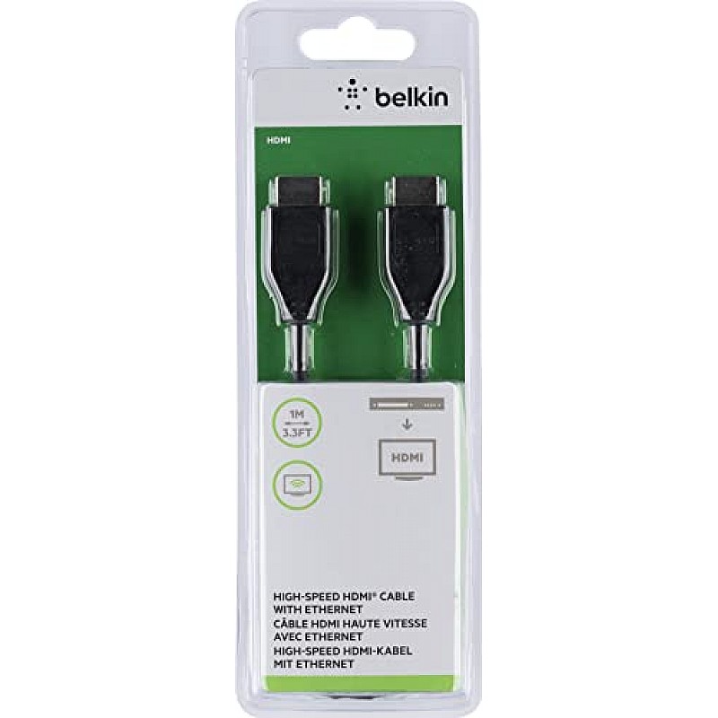 Belkin High Speed HDMI Cable with Ethernet - 5 Meter (Black)