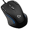 Logitech G300s USB Wired Gaming Mouse, 2, 500 DPI, RGB, Light Weight - Black