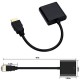 PremiumAV HDMI Male to VGA Female Video Converter Adapter Cable (Black)