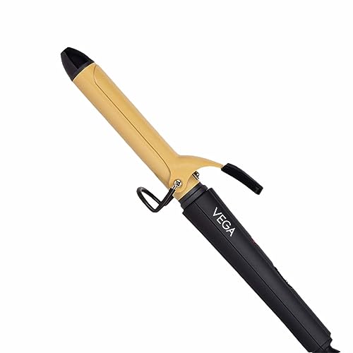 VEGA Ease Curl 25 mm Barrel Hair Curler With Ceramic Coated Plates, (VHCH-02, Beige) VEGA Ease Curl 25 mm Barrel Hair Curler With Ceramic Coated Plates, (VHCH-02, Beige)