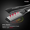 Ikonic Pro Titanium Shine Hair Straightener Black with AI Technology, Professional Dual Titanium Floating Plates, Auto Shut off function