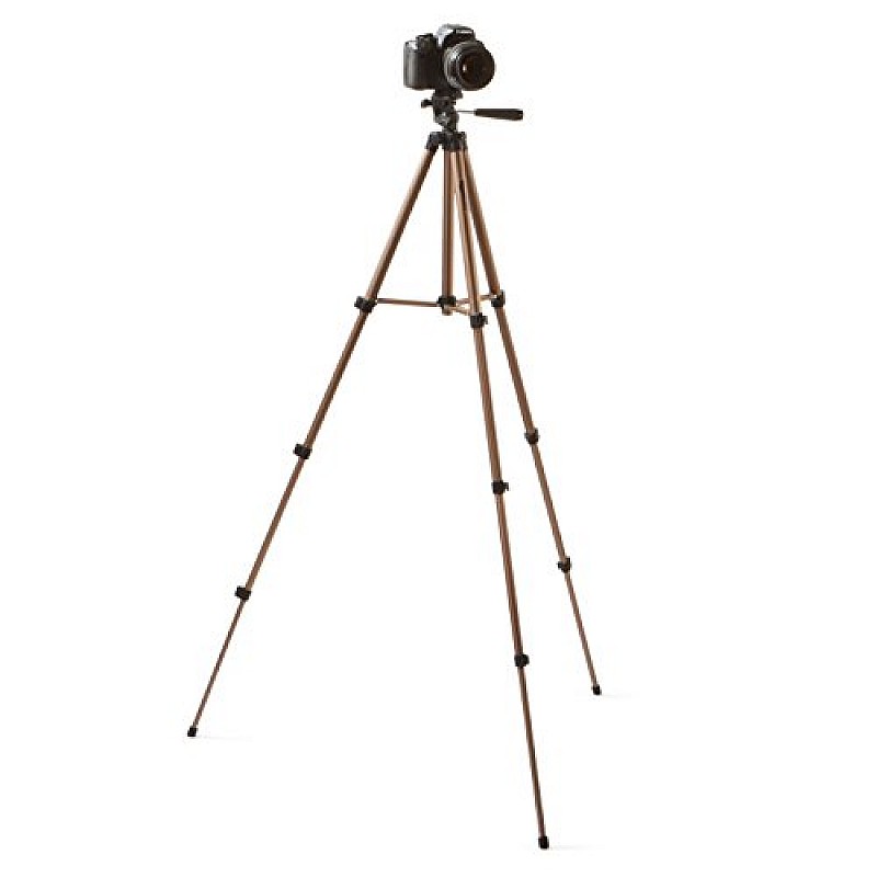 amazon basics 50-Inch Lightweight Tripod with Bag, Multicolor