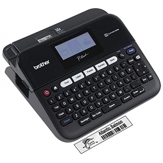 Brother Ptouch PT-D450 Label Printer, Black, Small
