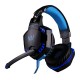 Kotion Each Wired Over the Ear Headsets with Mic & LED - G2000 Edition (Black/Blue)