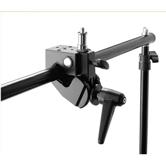 E-Image EI-A25 Photography Super Clamp with Stud Compatible with Camera/DSLR/Light Stand/Cross Bars/Tripod Payload 10 Kg