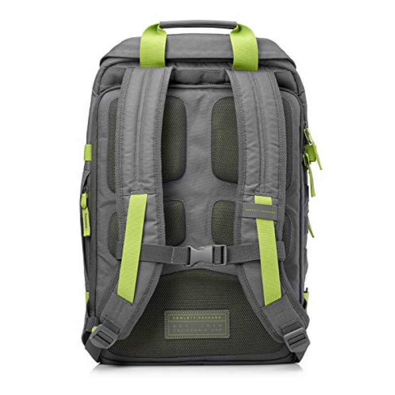 HP Odyssey Backpack for 15.6-inch Laptop (Grey/Green)