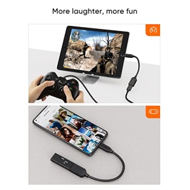 AIRTREE Short USB-C to USB 3.0 Female Adapter 0.5 FT Gen1 AIRTREE Short USB-C to USB 3.0 Female Adapter 0.5 FT Gen1