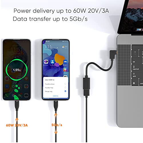 AIRTREE Short USB-C to USB 3.0 Female Adapter 0.5 FT Gen1 AIRTREE Short USB-C to USB 3.0 Female Adapter 0.5 FT Gen1