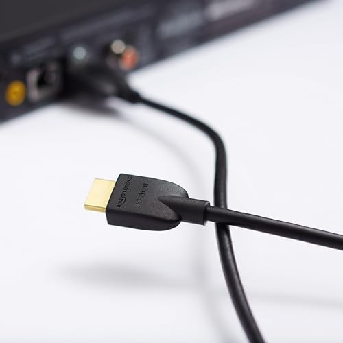 Amazon Basics High-Speed HDMI Cable For Television,18 Gbps, 4K/60Hz, 3Feet, Black Amazon Basics High-Speed HDMI Cable For Television,18 Gbps, 4K/60Hz, 3Feet, Black