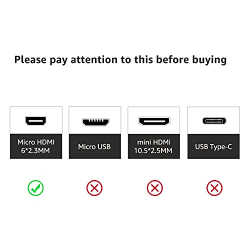 amazon basics 6 Foot Micro Hdmi-A To Hdmi-D (Not Micro-Usb) Cable , Black amazon basics 6 Foot Micro Hdmi-A To Hdmi-D (Not Micro-Usb) Cable , Black