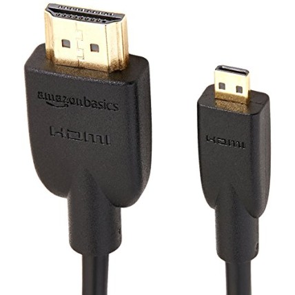 amazon basics 6 Foot Micro Hdmi-A To Hdmi-D (Not Micro-Usb) Cable , Black amazon basics 6 Foot Micro Hdmi-A To Hdmi-D (Not Micro-Usb) Cable , Black