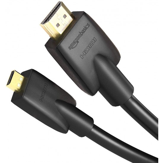 amazon basics 6 Foot Micro Hdmi-A To Hdmi-D (Not Micro-Usb) Cable , Black