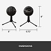 Blue Microphones Snowball iCE Plug n Play USB Microphone for Recording, Streaming, Podcasting, Gaming on PC and Mac  black