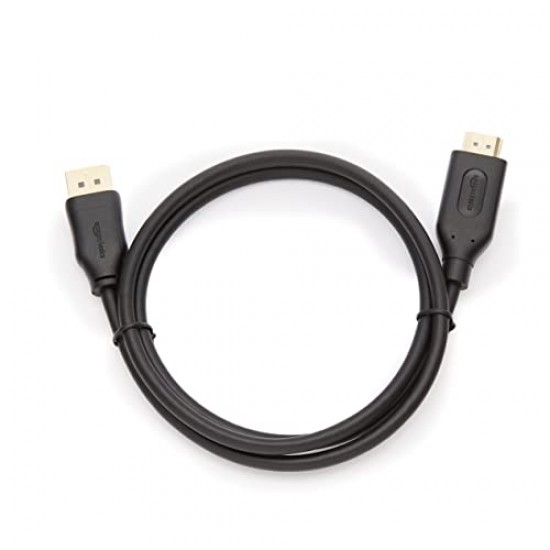 Amazon Basics Uni-Directional DisplayPort to HDMI Video Display Cable, 4K@30Hz - 3 Feet, Black 