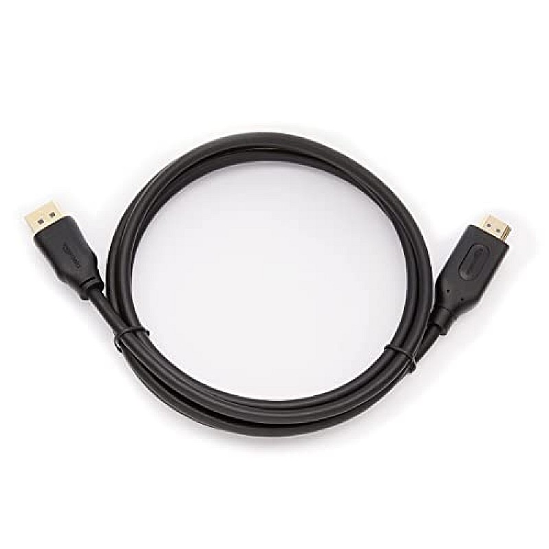 Amazon Basics 6-Feet DisplayPort  not USB port to HDMI Cable Black